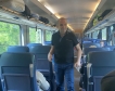Гроздан Караджов пътува с влак