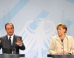 „Мълниеносна” първа среща Меркел:Оланд