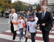 Иновативна пешеходна пътека в София